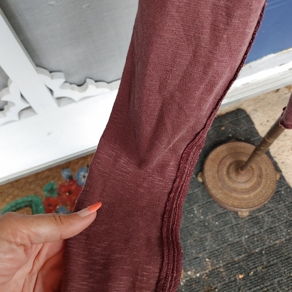 Pilcro Anthropologie Stitch long sleeve top brown Sz.XS - Picture 5 of 8